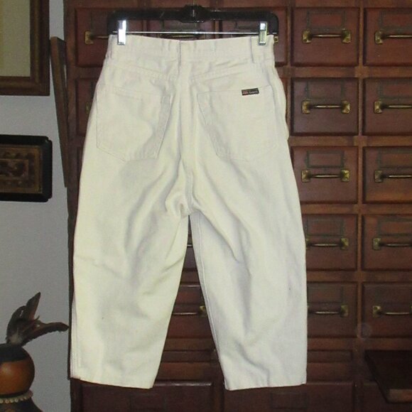 ROUTE 66 White Denim Capri Cropped Jeans Pants 7/8 - Picture 3 of 5